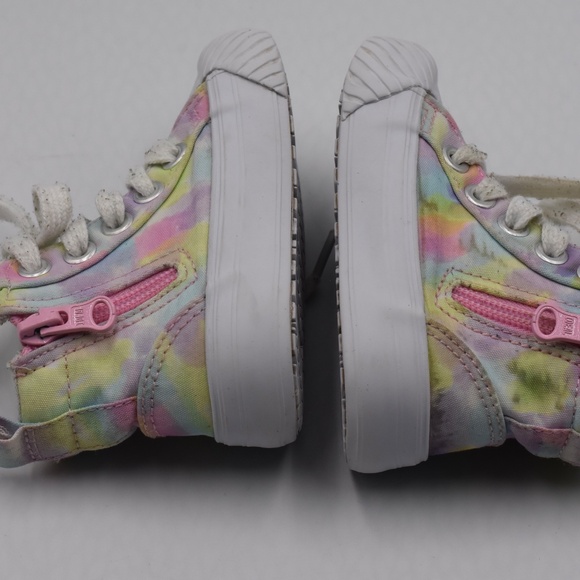 Toddler Girls' Shane Tie-Dye Lace-Up Zipper Sneakers - Cat & Jack - SIZE 5 - Picture 6 of 8